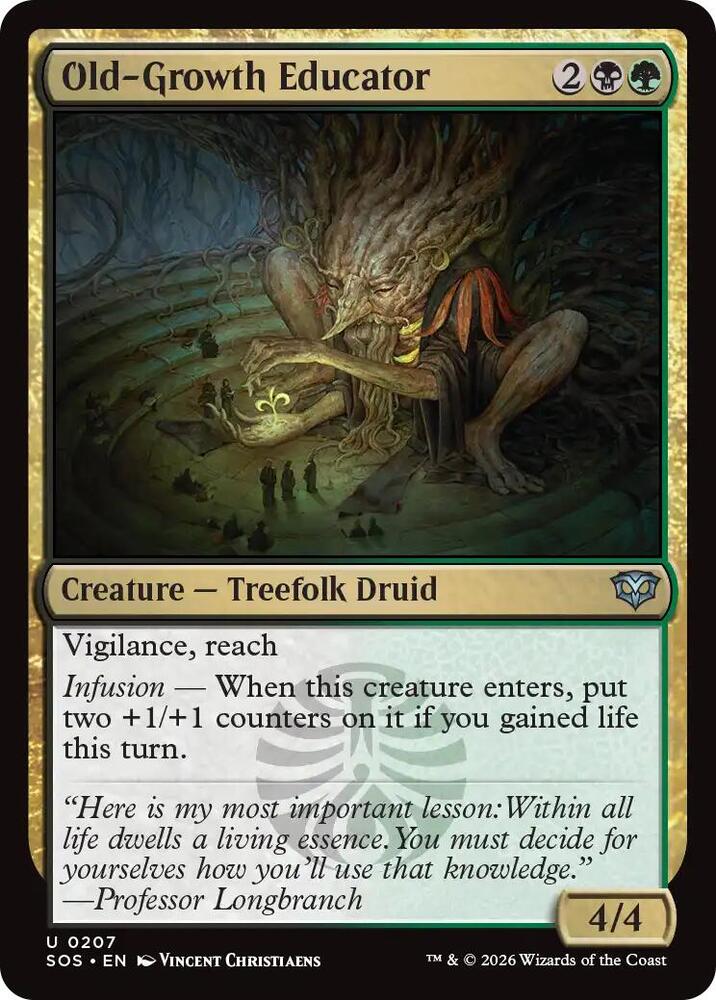 Old-Growth Educator 207 (Secrets of Strixhaven)  - Foil