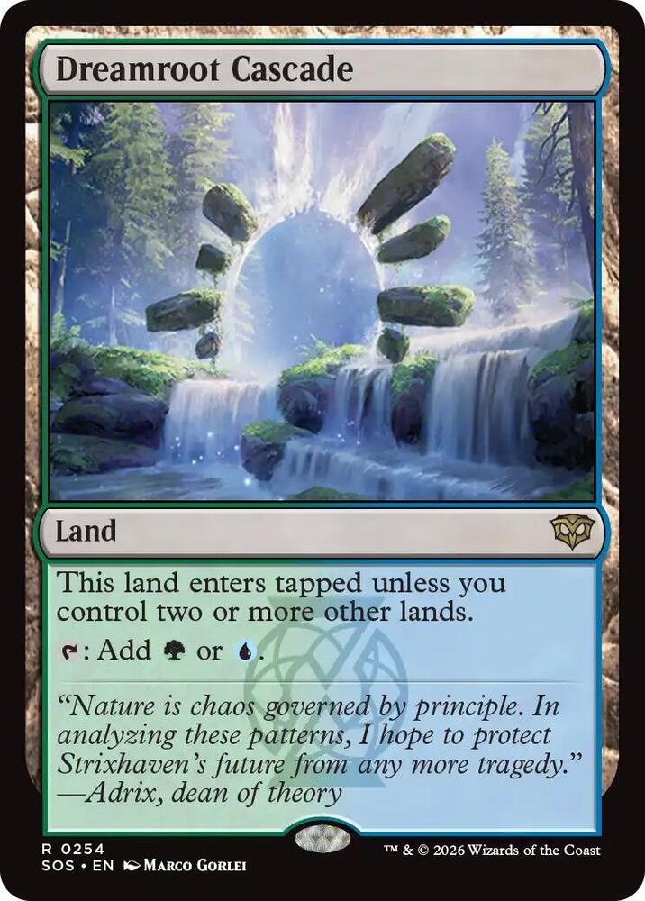 Dreamroot Cascade 254 (Secrets of Strixhaven)  - Foil