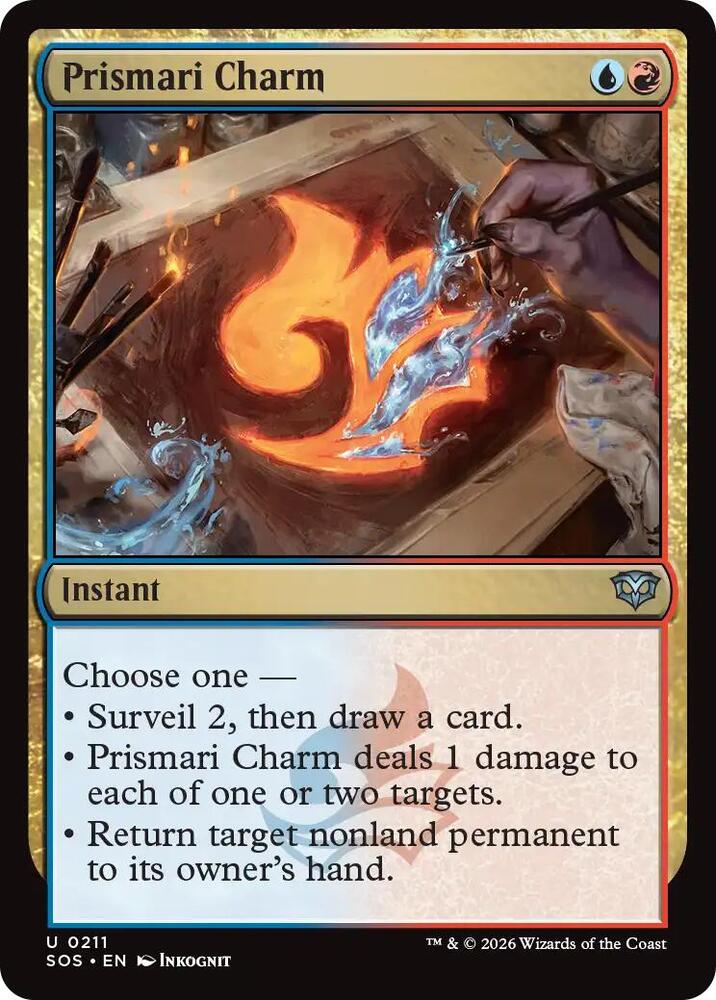 Prismari Charm 211 (Secrets of Strixhaven)  - Foil