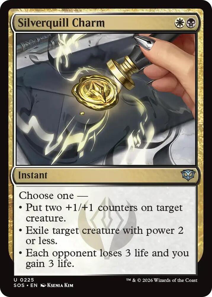 Silverquill Charm 225 (Secrets of Strixhaven)  - Foil
