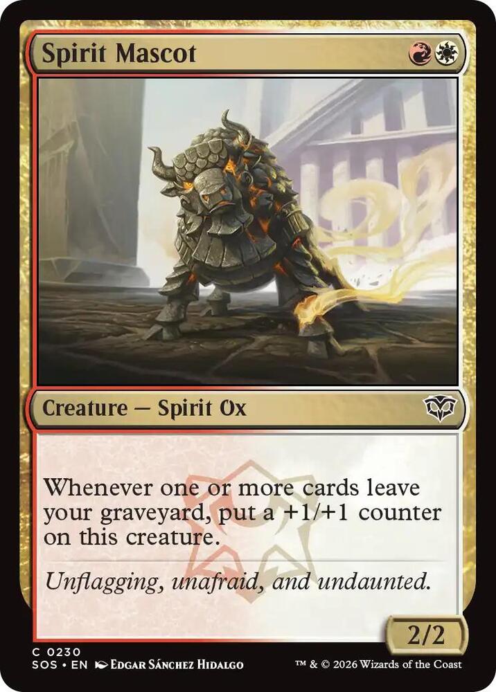 Spirit Mascot 230 (Secrets of Strixhaven) 