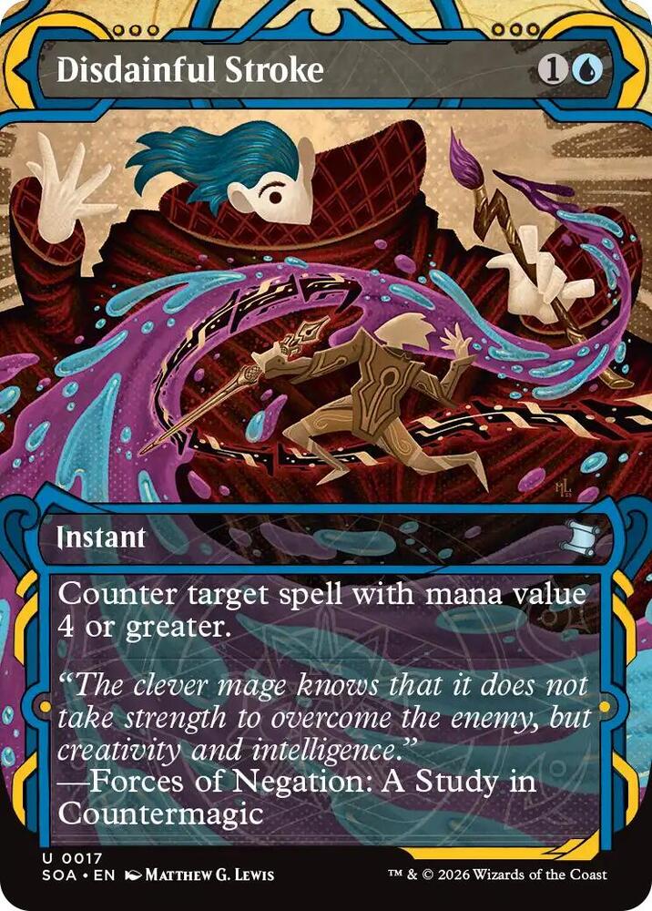 Disdainful Stroke 17 (Secrets of Strixhaven: Mystical Archive)  - Foil