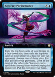 Abstract Performance Extended Art 67 (Commander: Secrets of Strixhaven)  - Extended Art