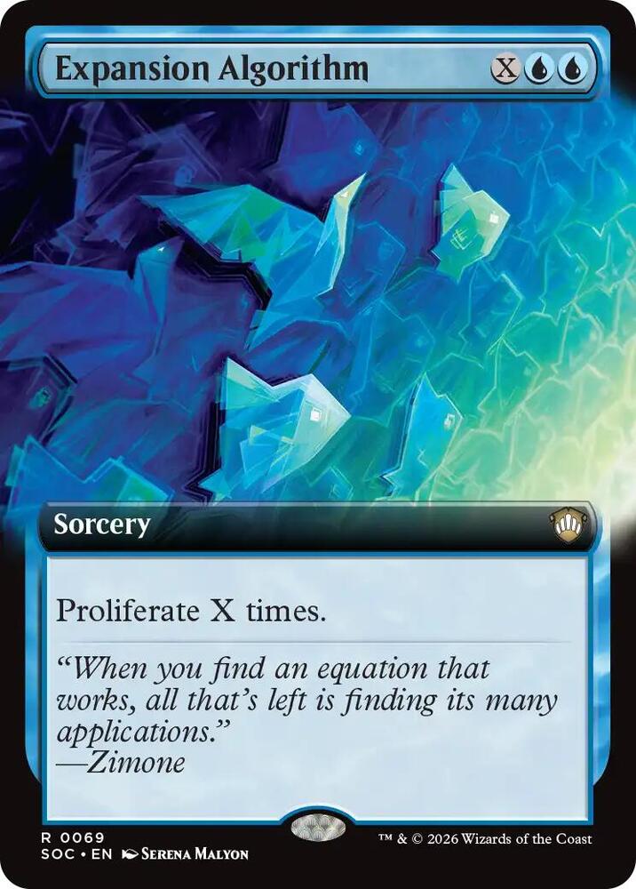 Expansion Algorithm Extended Art 69 (Commander: Secrets of Strixhaven) 