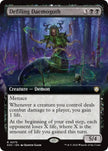 Defiling Daemogoth 75 (Commander: Secrets of Strixhaven)  - Extended Art