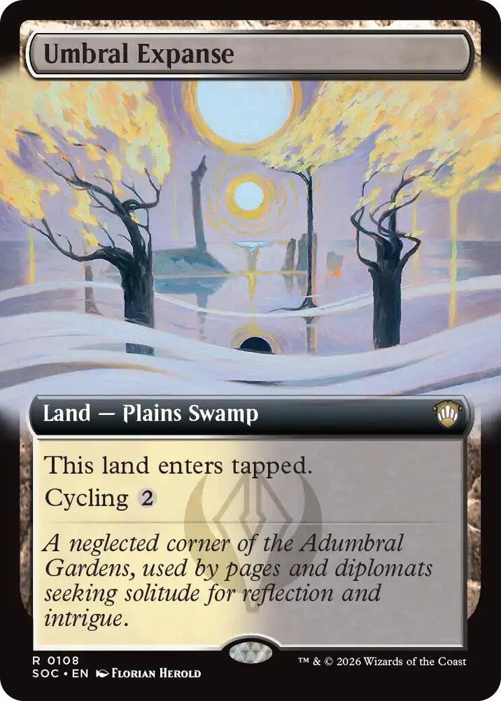 Umbral Expanse 108 (Commander: Secrets of Strixhaven)  - Extended Art