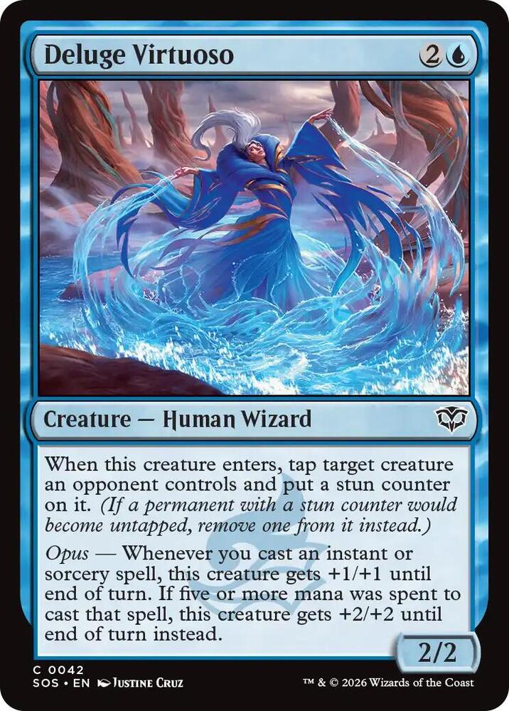 Deluge Virtuoso 42 (Secrets of Strixhaven)  - Foil