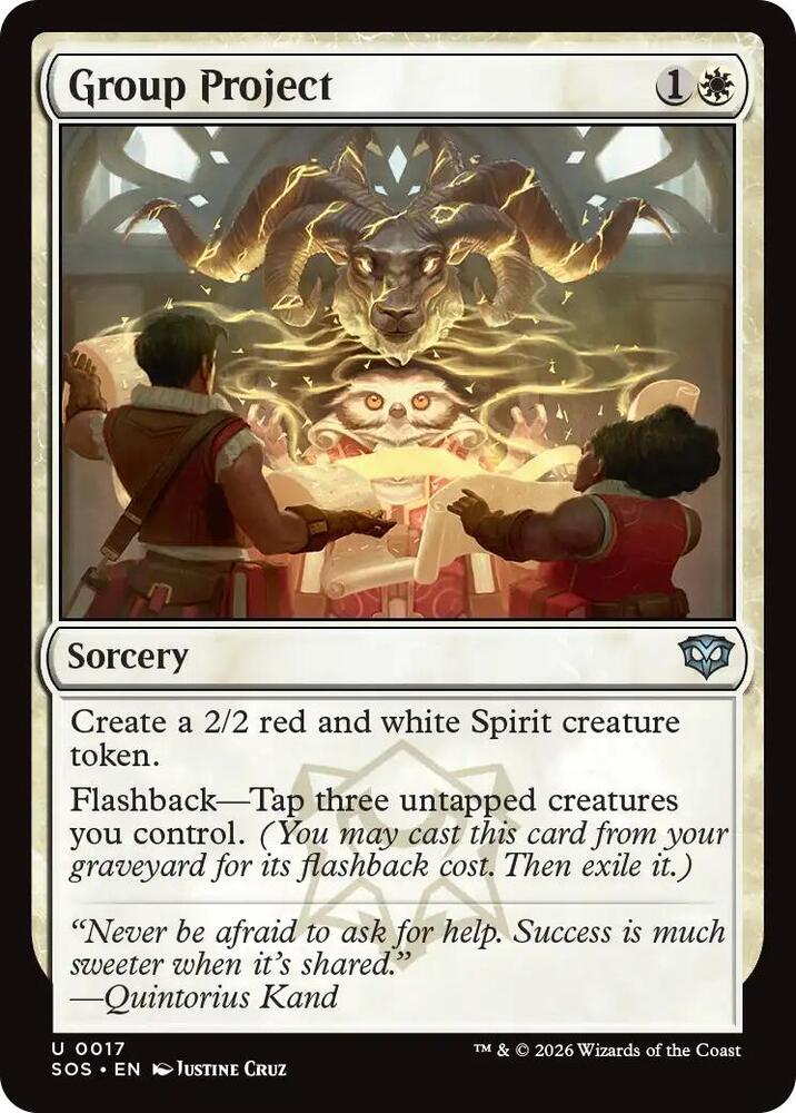 Group Project 17 (Secrets of Strixhaven)  - Foil