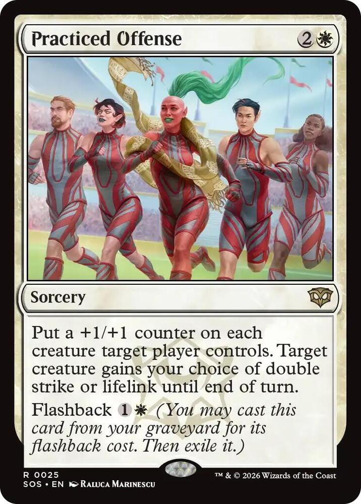 Practiced Offense 25 (Secrets of Strixhaven)  - Foil