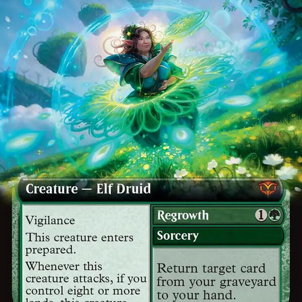 Emeritus of Abundance // Regrowth 339 (Secrets of Strixhaven)  - Extended Art