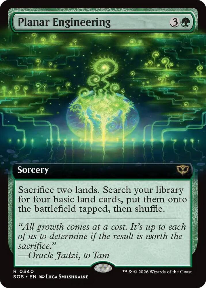 Planar Engineering 340 (Secrets of Strixhaven)  - Extended Art Foil