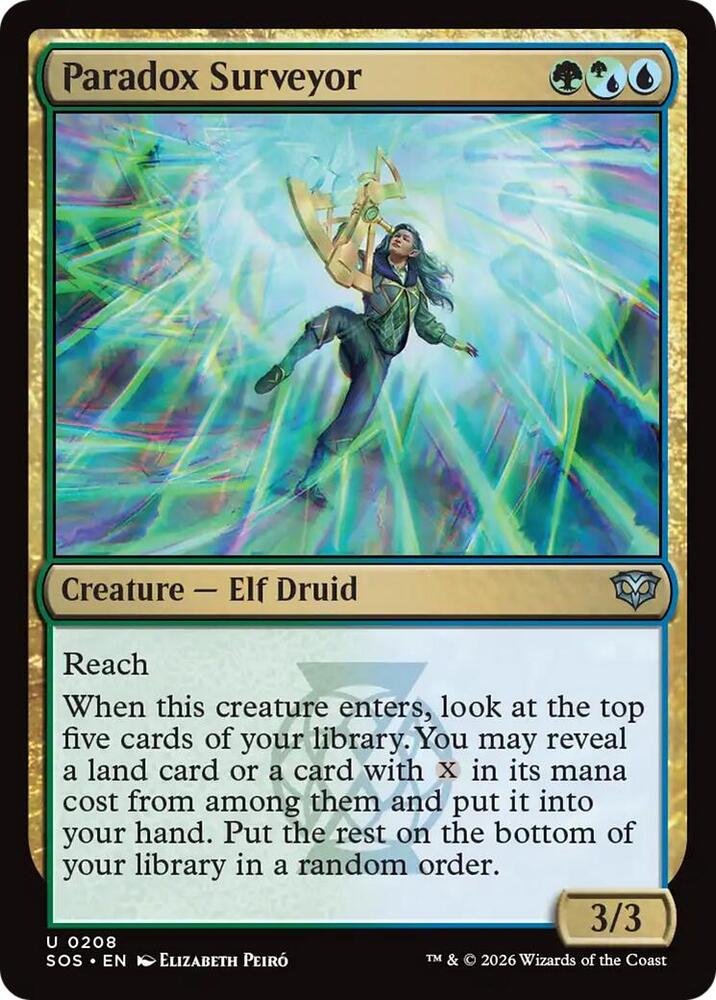 Paradox Surveyor 208 (Secrets of Strixhaven)  - Foil