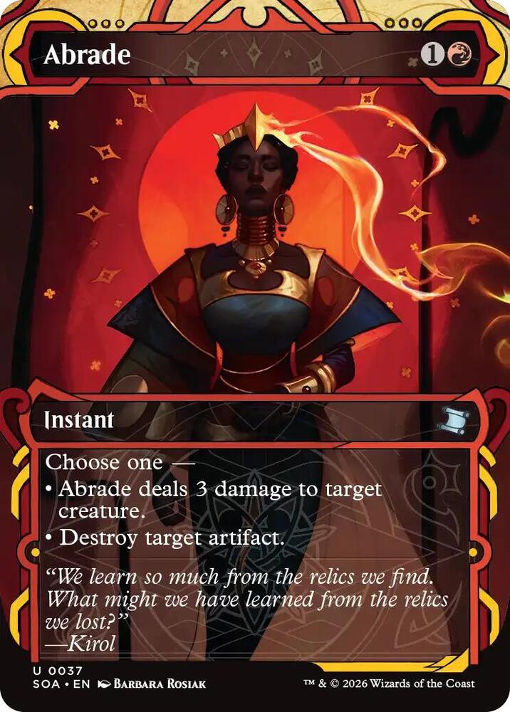 Abrade 37 (Secrets of Strixhaven: Mystical Archive) 