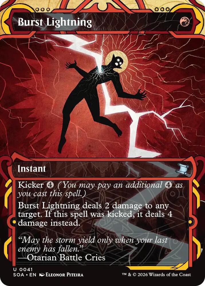 Burst Lightning 41 (Secrets of Strixhaven: Mystical Archive)  - Foil