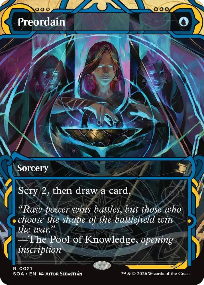 Preordain 21 (Secrets of Strixhaven: Mystical Archive)  - Foil