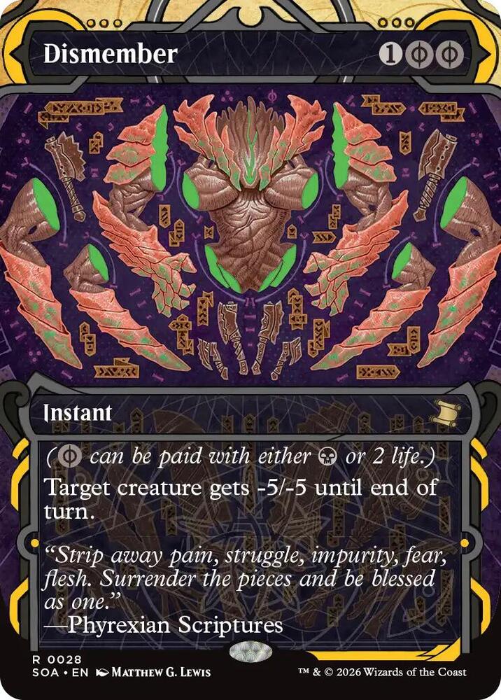Dismember 28 (Secrets of Strixhaven: Mystical Archive)  - Foil