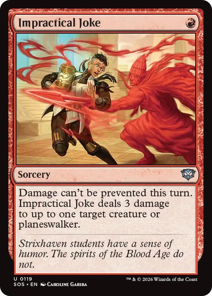 Impractical Joke 119 (Secrets of Strixhaven)  - Foil