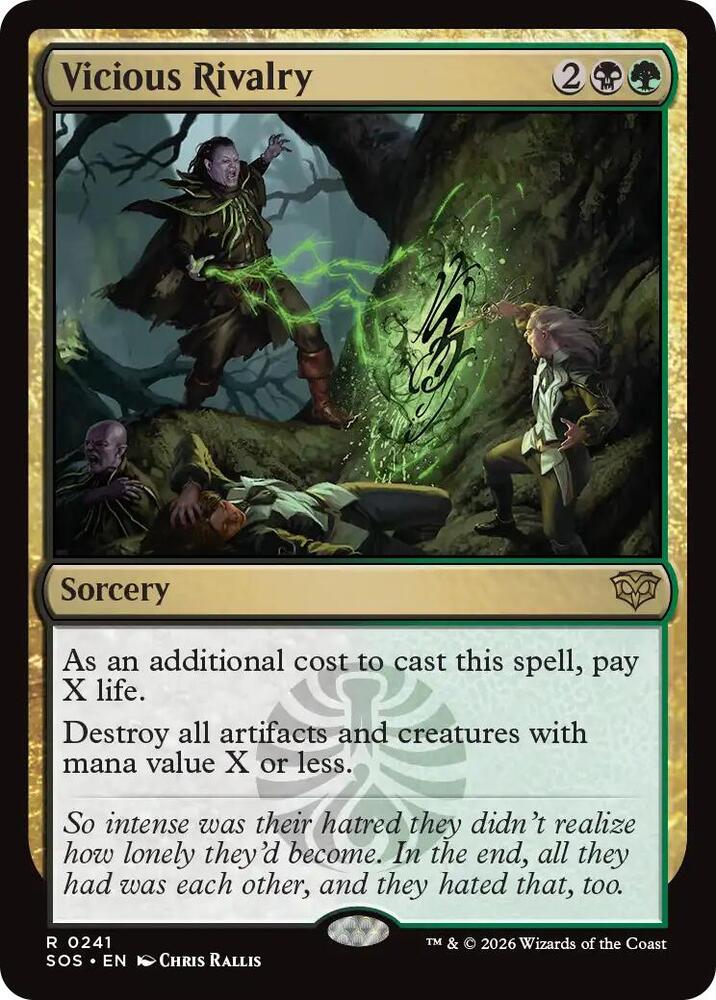 Vicious Rivalry 241 (Secrets of Strixhaven)  - Foil