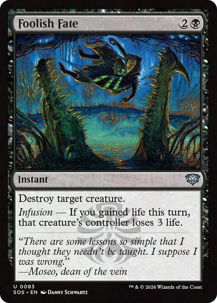 Foolish Fate 83 (Secrets of Strixhaven)  - Foil