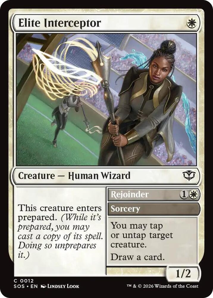Elite Interceptor // Rejoinder 12 (Secrets of Strixhaven)  - Foil