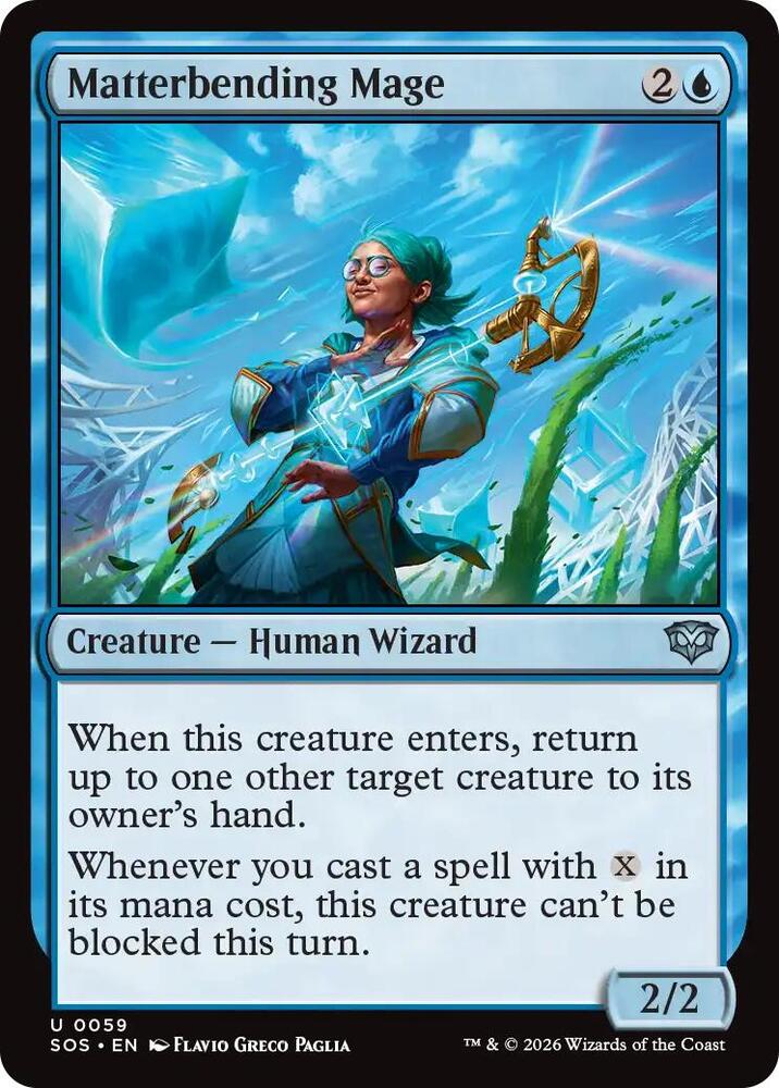 Matterbending Mage 59 (Secrets of Strixhaven)  - Foil