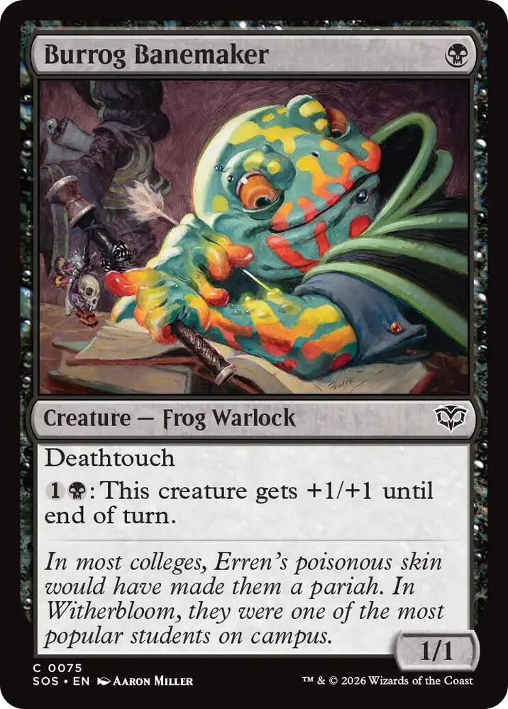 Burrog Banemaker 75 (Secrets of Strixhaven)  - Foil