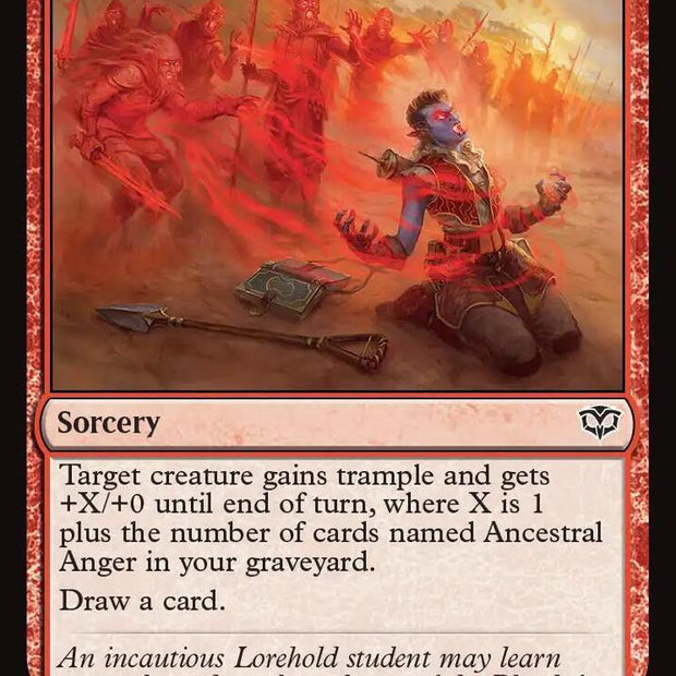 Ancestral Anger 106 (Secrets of Strixhaven)  - Foil