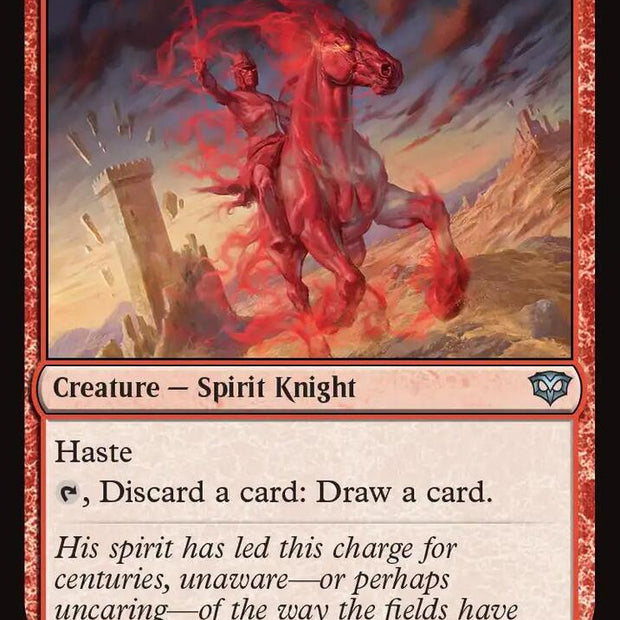 Charging Strifeknight 110 (Secrets of Strixhaven)  - Foil