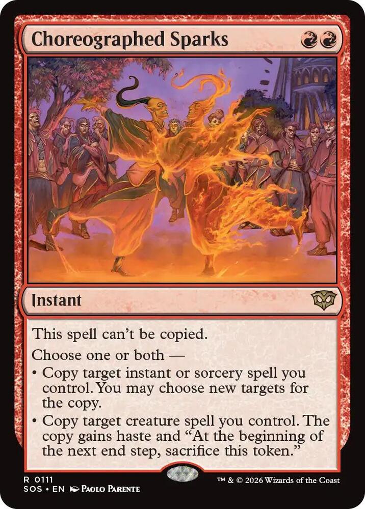 Choreographed Sparks 111 (Secrets of Strixhaven)  - Foil