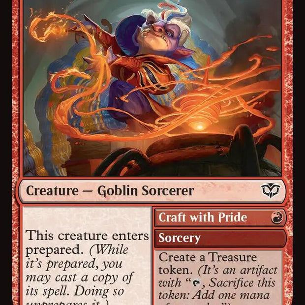 Goblin Glasswright // Craft with Pride 117 (Secrets of Strixhaven) 