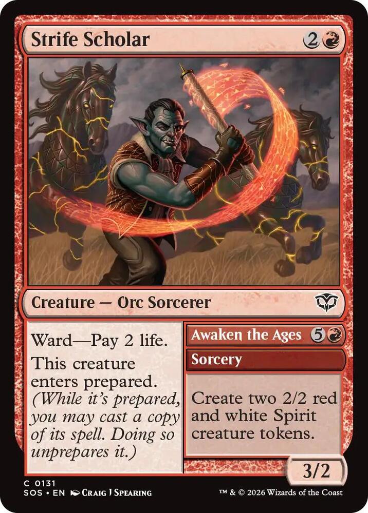 Strife Scholar 131 (Secrets of Strixhaven) 