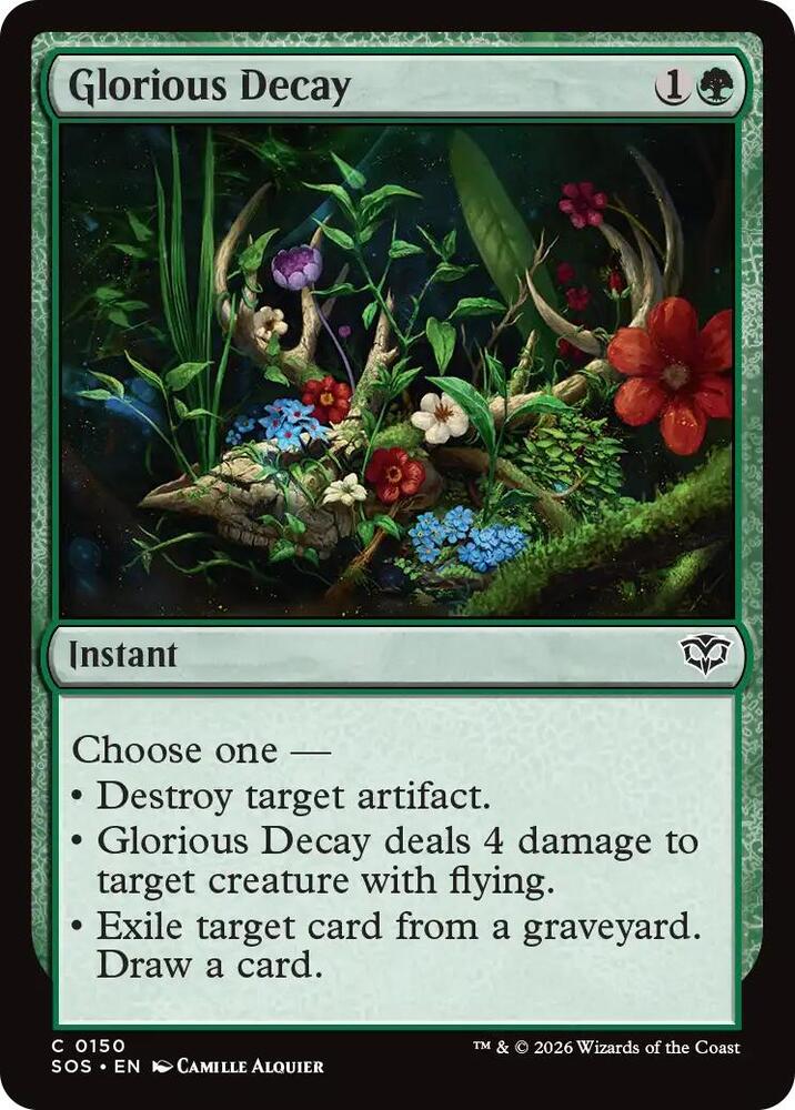 Glorious Decay 150 (Secrets of Strixhaven)  - Foil