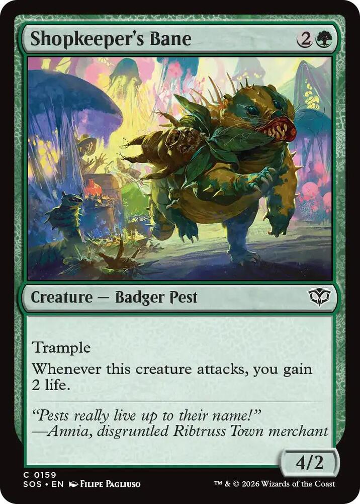 Shopkeeper's Bane 159 (Secrets of Strixhaven)  - Foil