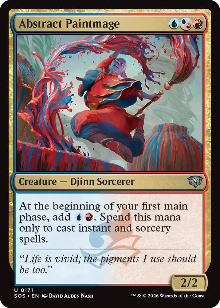 Abstract Paintmage 171 (Secrets of Strixhaven)  - Foil