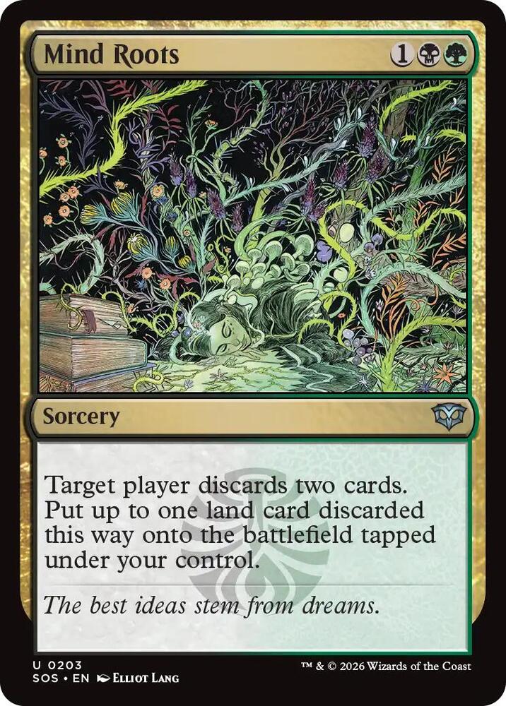 Mind Roots 203 (Secrets of Strixhaven)  - Foil