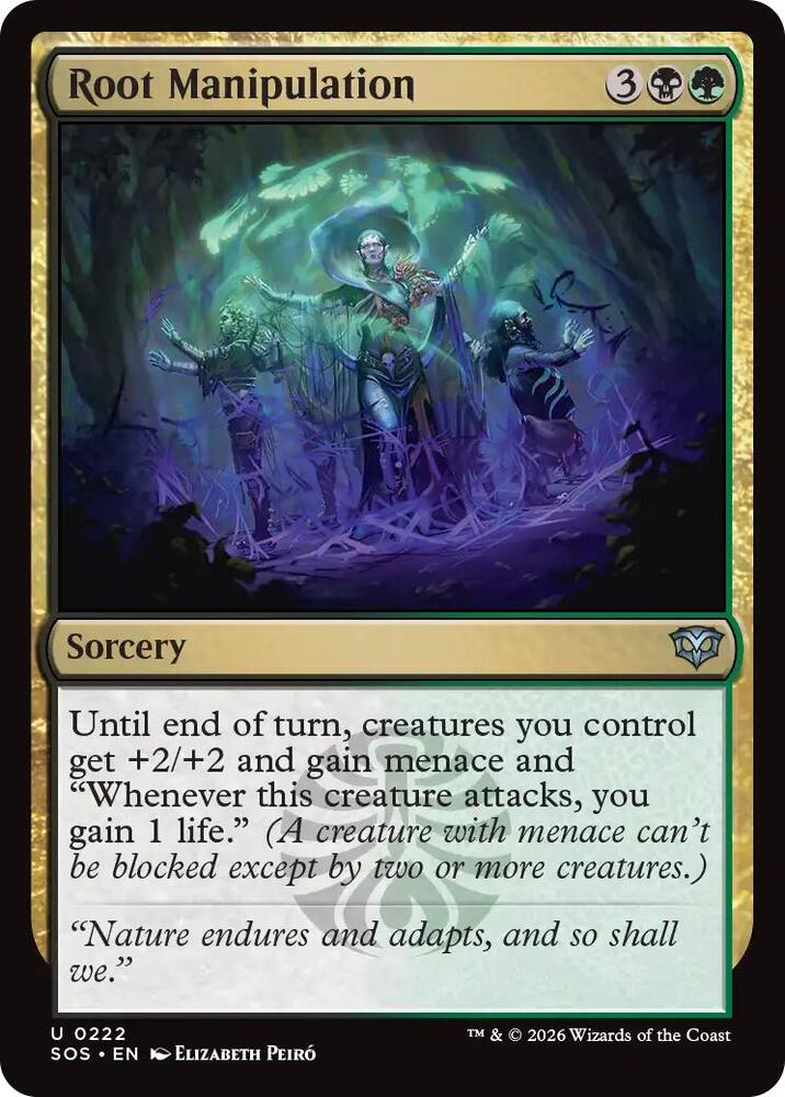Root Manipulation 222 (Secrets of Strixhaven)  - Foil