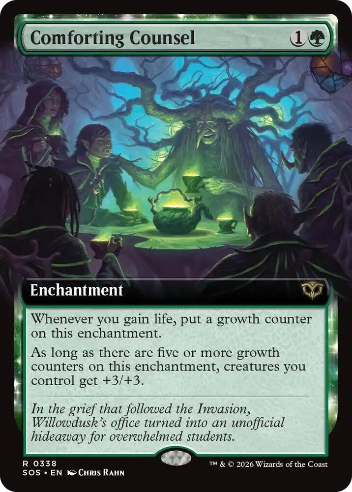 Comforting Counsel 338 (Secrets of Strixhaven)  - Extended Art Foil