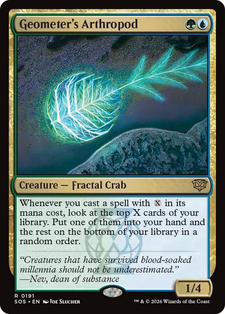 Geometer's Arthropod 191 (Secrets of Strixhaven)  - Foil