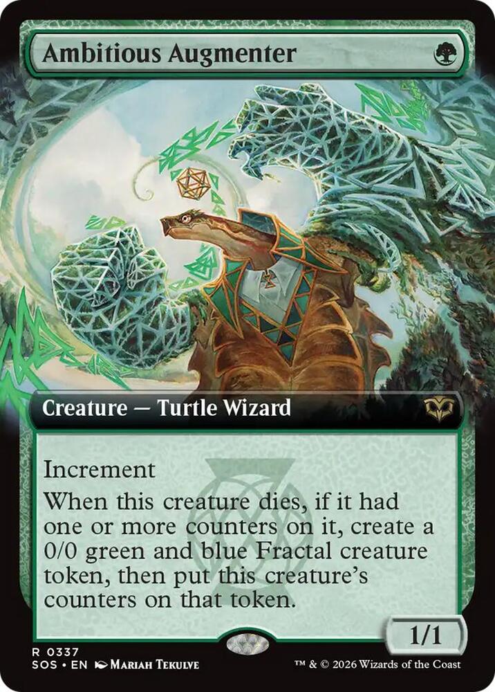 Ambitious Augmenter 337 (Secrets of Strixhaven)  - Extended Art Foil