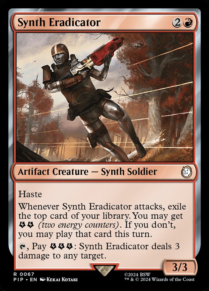 Synth Eradicator 67/326 (Universes Beyond: Fallout)  - Foil