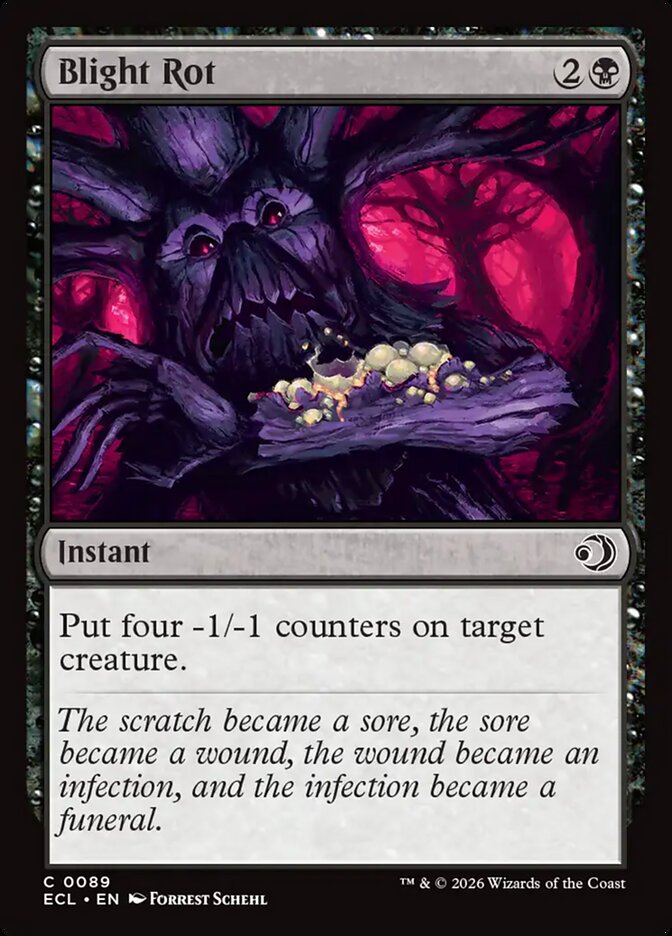 Blight Rot 89/273 (Lorwyn Eclipsed)  - Foil