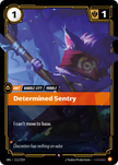 Determined Sentry 111/219 (Unleashed)  - Foil
