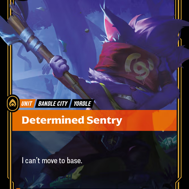 Determined Sentry 111/219 (Unleashed)  - Foil