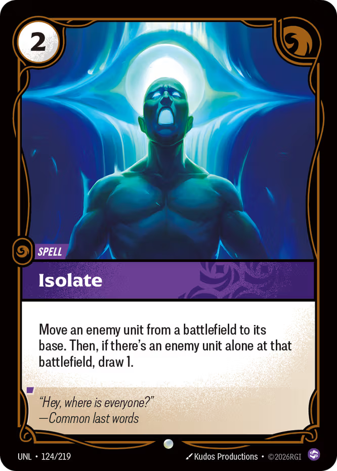 Isolate 124/219 (Unleashed) 