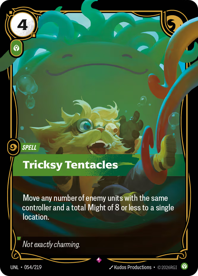 Tricksy Tentacles 054/219 (Unleashed)  - Foil