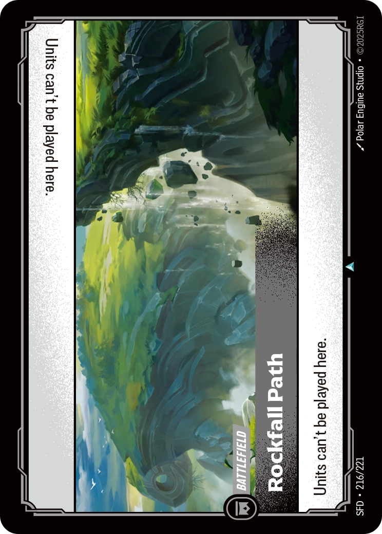 Rockfall Path 216/221 (Spiritforged)  - Foil