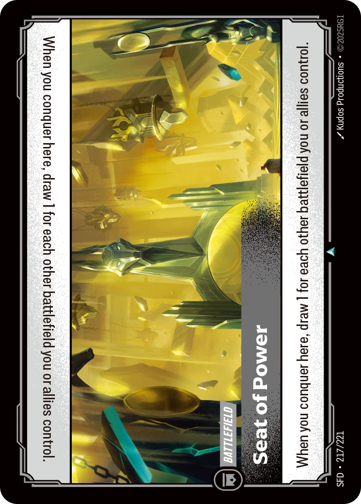 Seat of Power 217/221 (Spiritforged)  - Foil