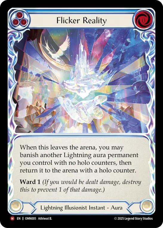 Flicker Reality OMN005 (Omens of the Third Age)  - Rainbow Foil