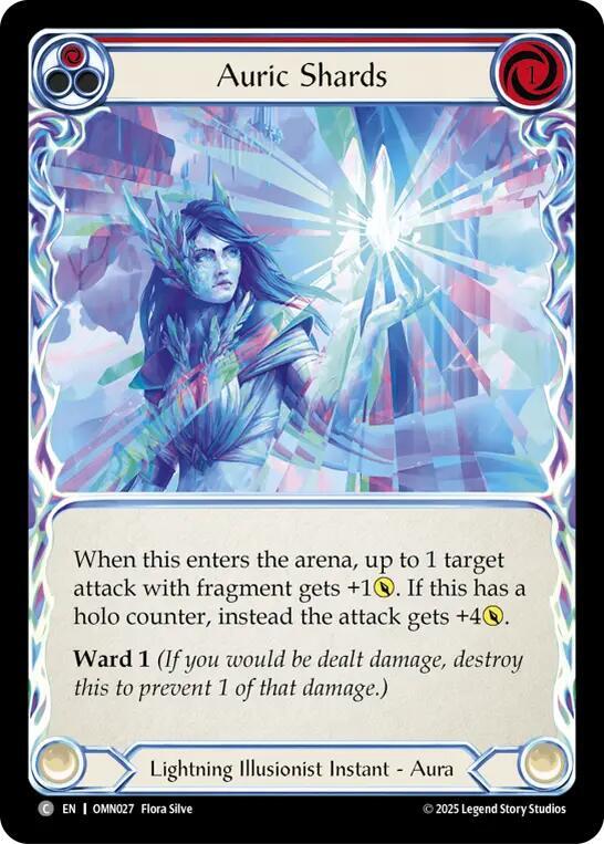 Auric Shards OMN027 (Omens of the Third Age)  - Rainbow Foil