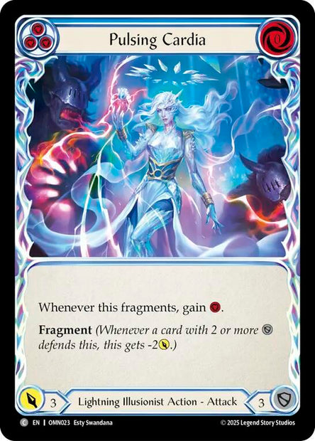 Pulsing Cardia OMN023 (Omens of the Third Age)  - Rainbow Foil